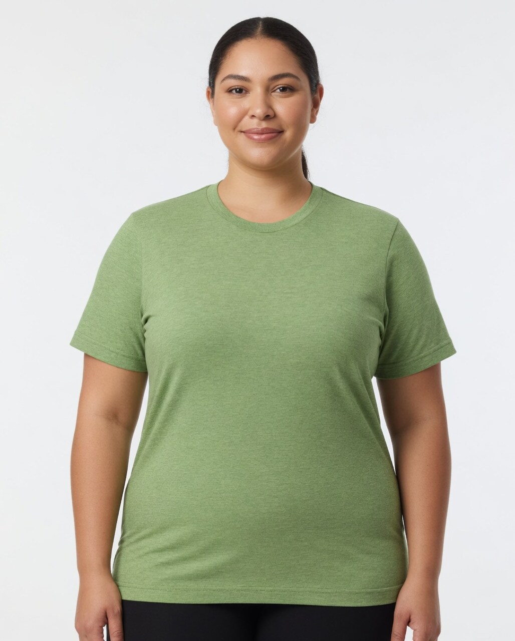 BELLA + CANVAS CVC Triblend Short Sleeve Crewneck T-Shirt for Custom Printing & Lightweight Casual Wear Tee